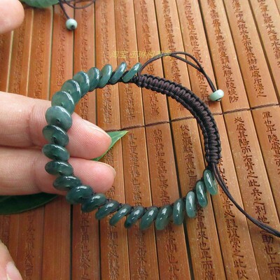 平安扣手链纯天然翡翠玉