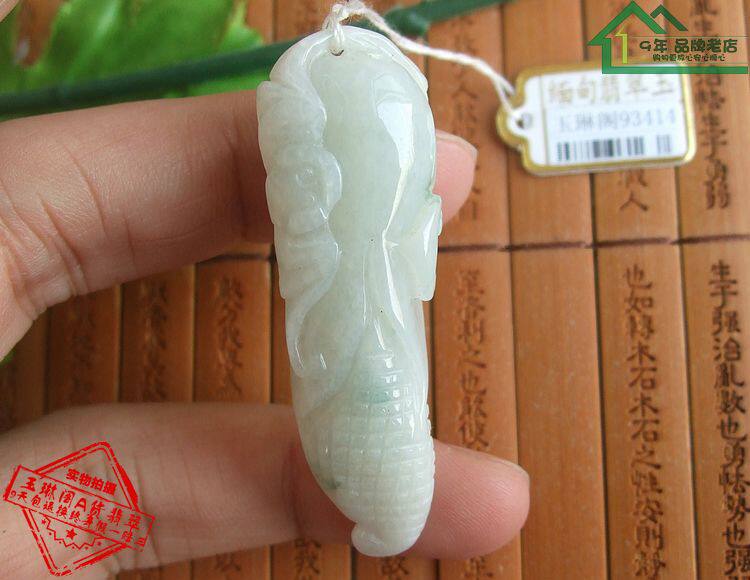 天然a货多子多福缅甸玉送证书