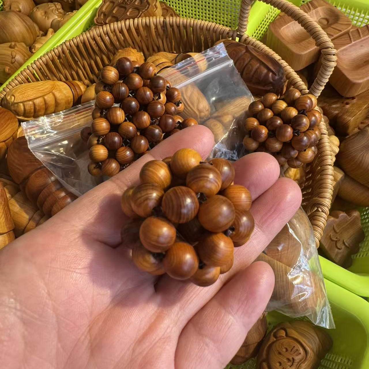 崖柏珠子捏捏乐手部按摩