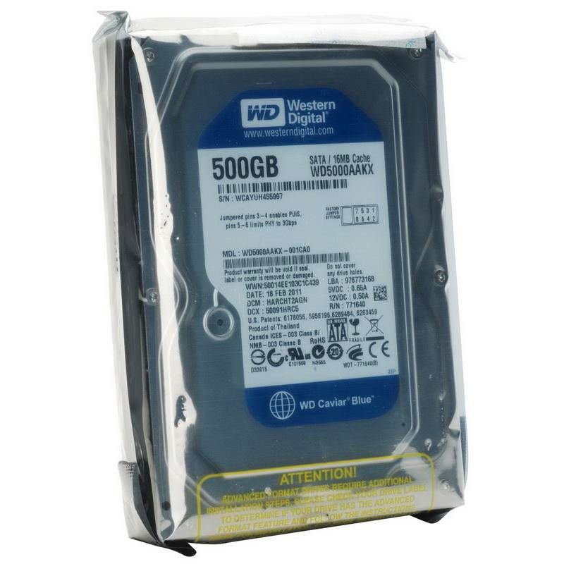 全新wd西部数据3.5寸500g台式机电脑硬盘 7200转sata串口机械磁盘