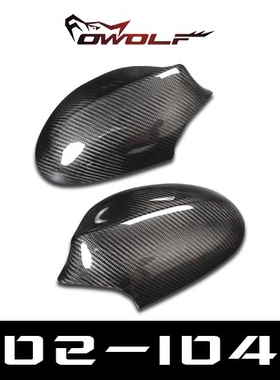 适用宝马1系 E87 E82 E88120/130Icoupe 前期后期 碳纤维后视镜罩