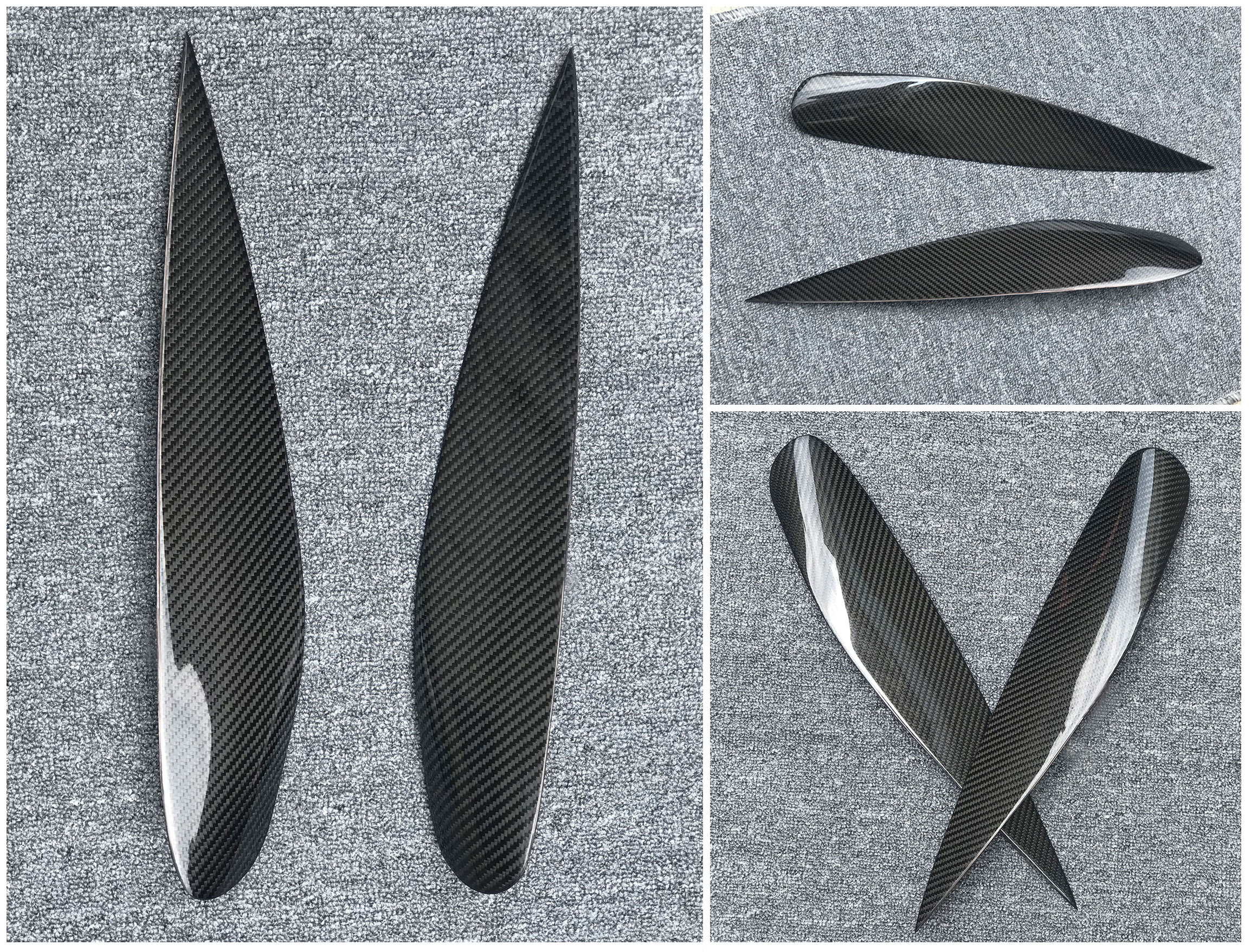 三菱蓝瑟碳纤维对装灯眉