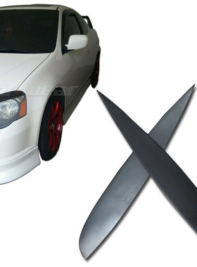讴歌 Acura RSX DC5  树脂 灯眉 FRP 灯眉 一对 贴胶 02-06 哑黑