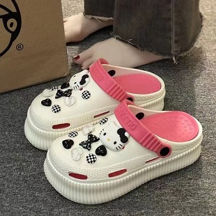 hellokitty洞洞鞋 夏季 可爱卡通透气百搭防滑沙滩包头旅行凉拖鞋