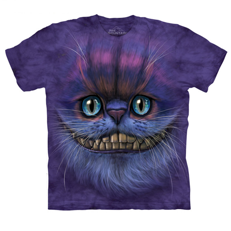 U.S.A the mountain Alice Cheshire Cartoon comic Couples dress Short sleeved T-shirtin the Men's clothing, T-shirt  category - from Buy2taobao.com to provide professional Taobao agent buy service