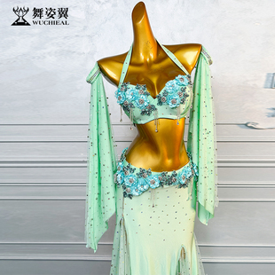 Dance舞蹈服这种122 Belly 舞姿翼肚皮舞表演出练功服装 女2024新款