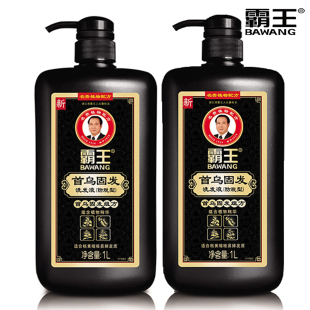 霸王首乌固发防脱洗发液80ml控油蓬松改善头皮环境乌发密发套装
