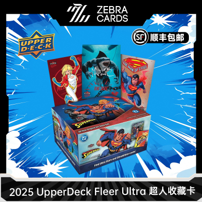 2025 UpperDeck Fleer Ultra 超人收藏卡 Hobby动漫卡盲盒 盒卡