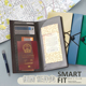 2026特卖√日本LIHITLAB喜利SMART FIT 多功能便携护照旅行证件夹