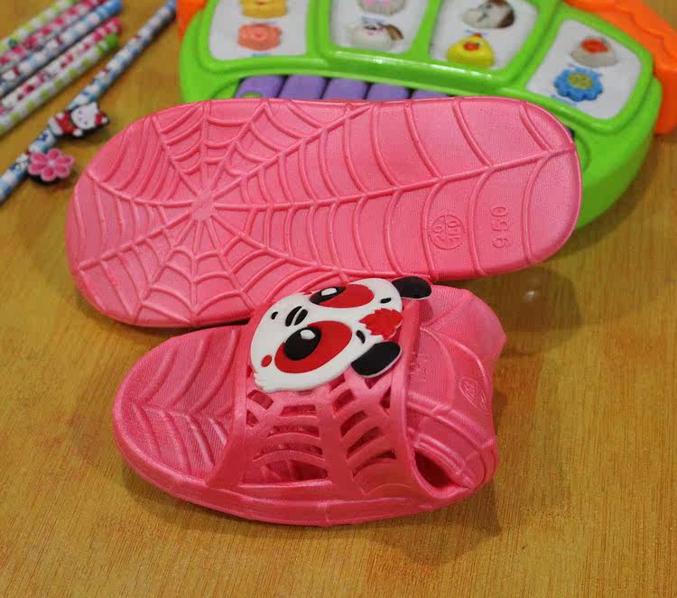 Pantoufles enfants en autre pour été - semelle caoutchouc - Ref 1024827 Image 4