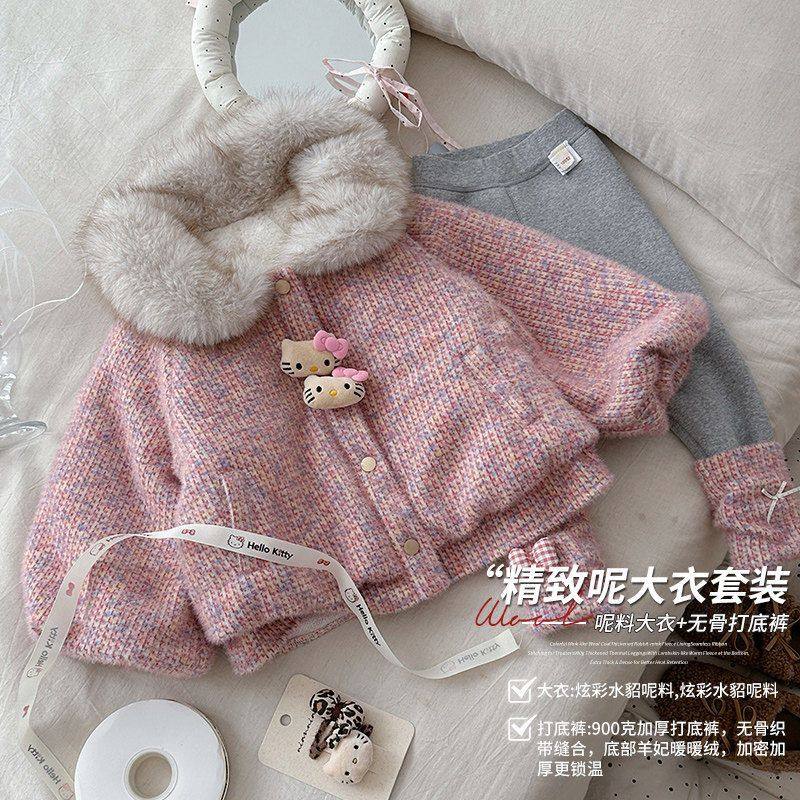 古德家童装年服【粉黛佳人】女童棉服打底裤冬款2025新款套装洋气,童装/婴儿装/亲子装,普通外套,淘宝优惠券,粉丝福利购,淘宝优惠卷