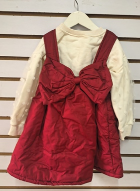 儿童连衣裙2026冬季儿童日系休闲连衣裙童冬季长袖风