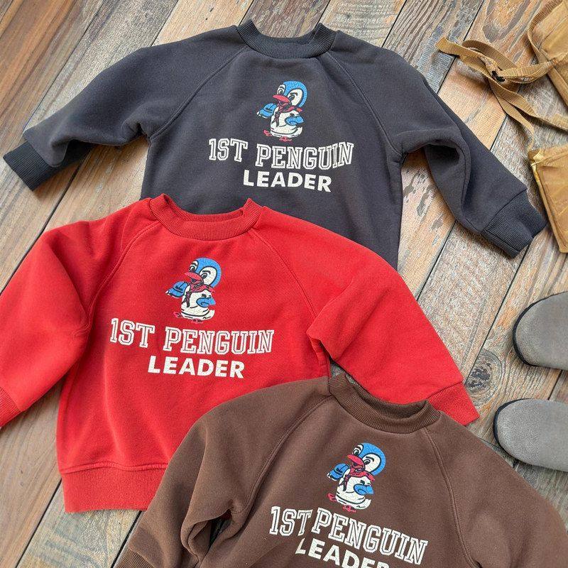 古德家儿童一体绒卫衣年服2025冬季新款男女童个性龟裂卡通加绒保