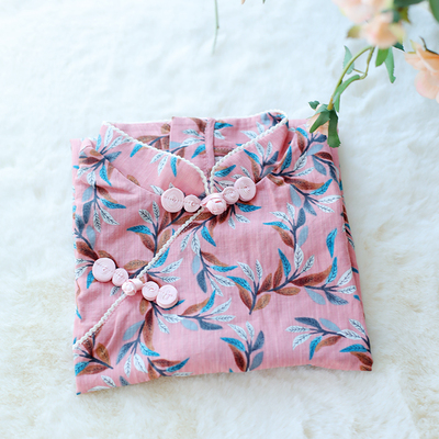 喀西米女童旗袍纯棉夏款