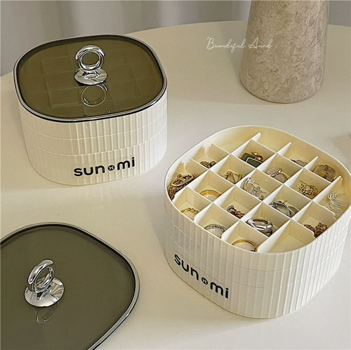 Вместительная и большая коробочка для хранения, серьги, кольцо, часы, ожерелье, аксессуар, коробка для хранения