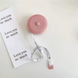 * Красивая маленькая тетя* Многократная простая простая роллевая мягкая линейка измеряет мини -кожаный ролик, измеряющий окружность талии