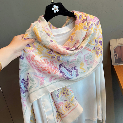 涂鸦云南大理旅游披肩女围巾