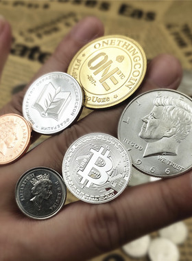 守护币怪盗基德抖音同款决策币幸运币半美元手指转硬币25mm币30mm