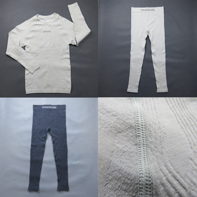 2025新款高端滑雪保暖羊绒紧身衣裤运动健身裤跑步速干器械裤男子