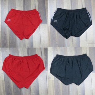 清仓新款男女跑步马拉松裤田径裤二分裤速干排汗反光夜跑