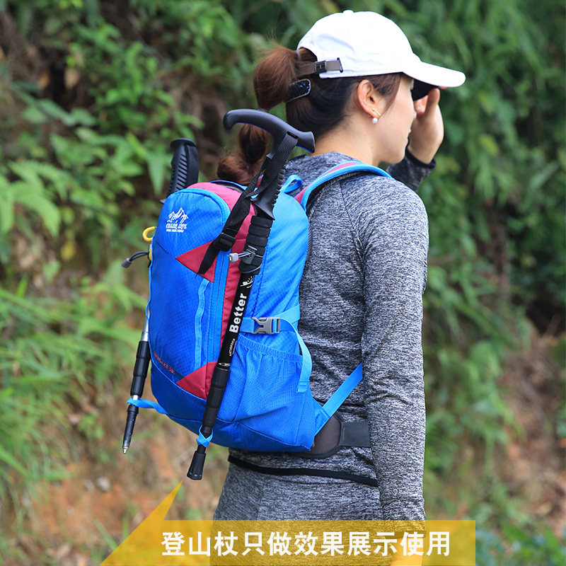 户外短途旅行透气双肩背包
