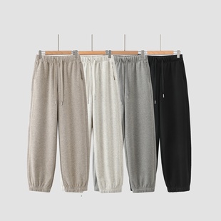 主义花纱宽束脚卫裤 经典 6178 新款 加绒秋季