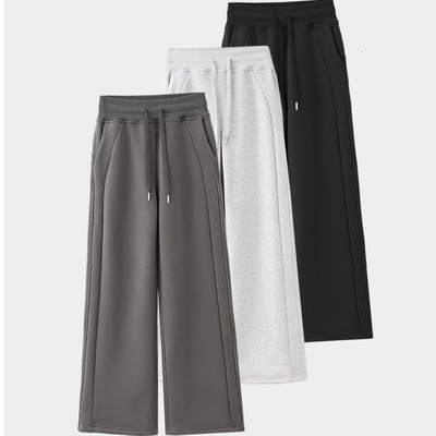 女士中腰阔腿裤6098休闲裤