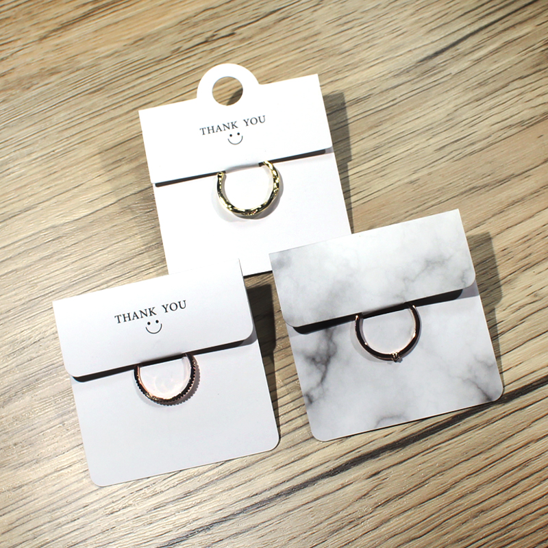 卡纸戒指指环卡片头饰胸针发夹