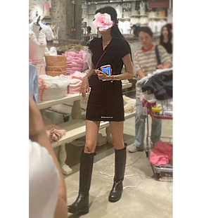 孙怡同款 不退不换 25新款 特惠259 梵文十字架POLO连衣裙 原439