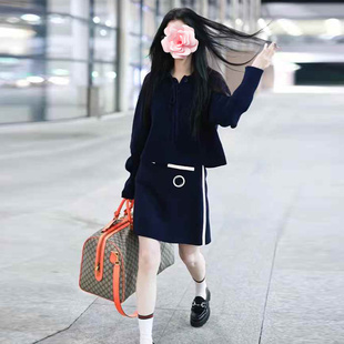 原439 蝴蝶结系带棉线针织衫 特惠239 王楚然同款 24新款 不退不换