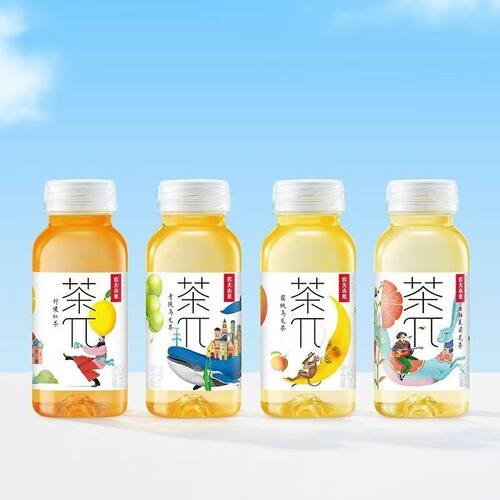 茶派500ml农夫山泉蜜桃乌龙茶