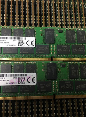 镁光 MTA36ASF4G72PZ-2G3B1II 32G 2RX4 PC4-2400T DDR4 REG 内存