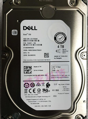 DELL ST4000NM0025/0295 0YXG4K 4T SAS 12Gb 3.5 R730硬盘0W5M2R