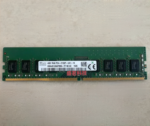 SK海力士 HMA451U6AFR8N-TF 4G 1RX8 PC4-2133P-U DDR4台式机内存