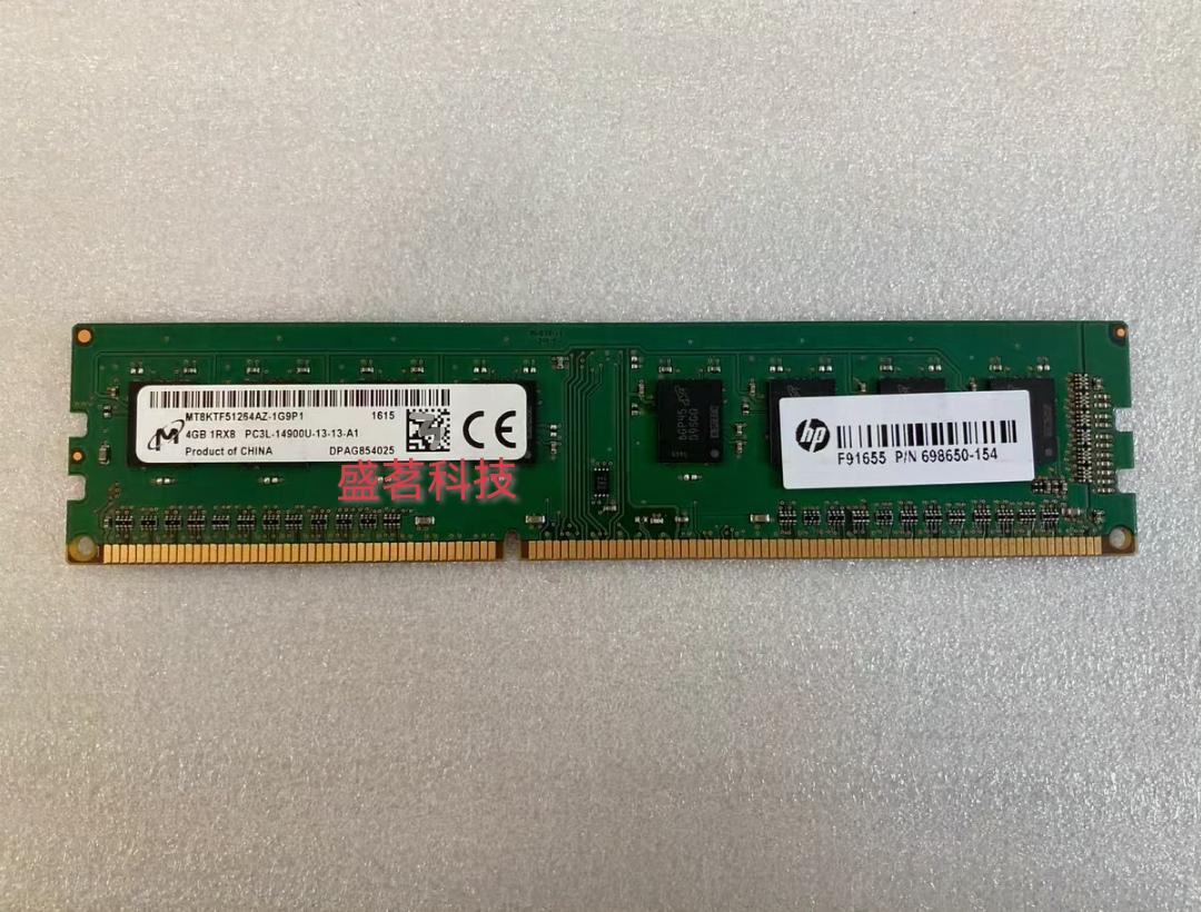 MT镁光4G 1RX8 PC3L-14900U MT8KTF51264AZ-1G9P1 1866台式机内存