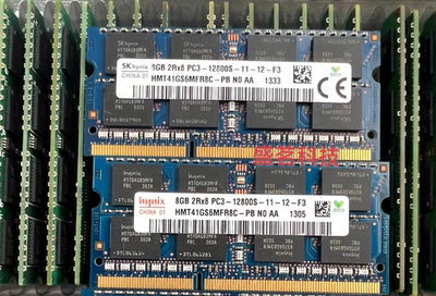 SK hynix 8G 2RX8 PC3-12800S-11 DDR3 1600MHz 1.5V笔记本内存条