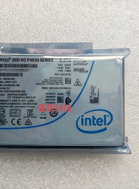 Intel/英特尔 P4510 8T U.2 NVMe/PCle 2.5固态硬盘SSDPE2KX080T8