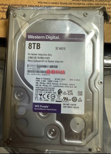 WD/西部数据WD84PURU/PURZ/85PURU紫盘8TB监控台式机械硬盘录像机