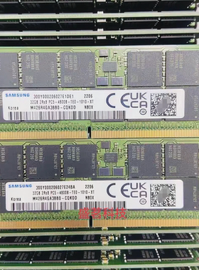 三星 M426R4GA3BB0-CQK0D/0L 32G 2RX8 PC5-4800B ECC 笔记本内存