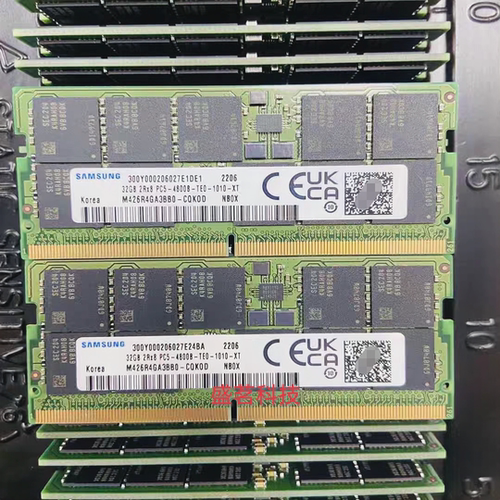 三星 M426R4GA3BB0-CQK0D/0L 32G 2RX8 PC5-4800B ECC 笔记本内存
