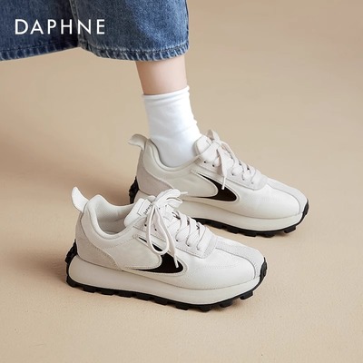 达芙妮休闲厚底阿甘鞋休闲运动鞋