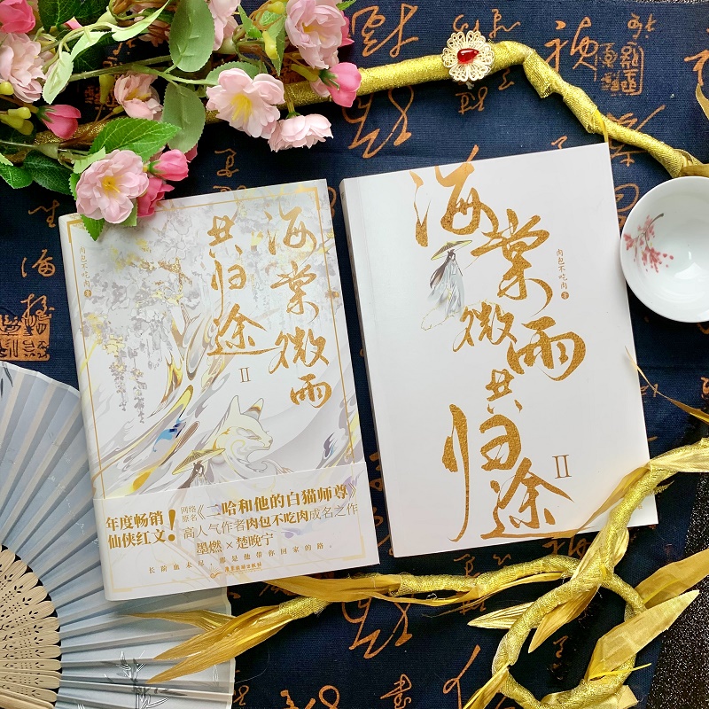 飞机定制赠品海棠微雨归途磨铁