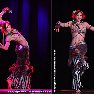 伊希斯 肚皮舞 部落腰带Rachel Brice毛球臀巾003本店实拍