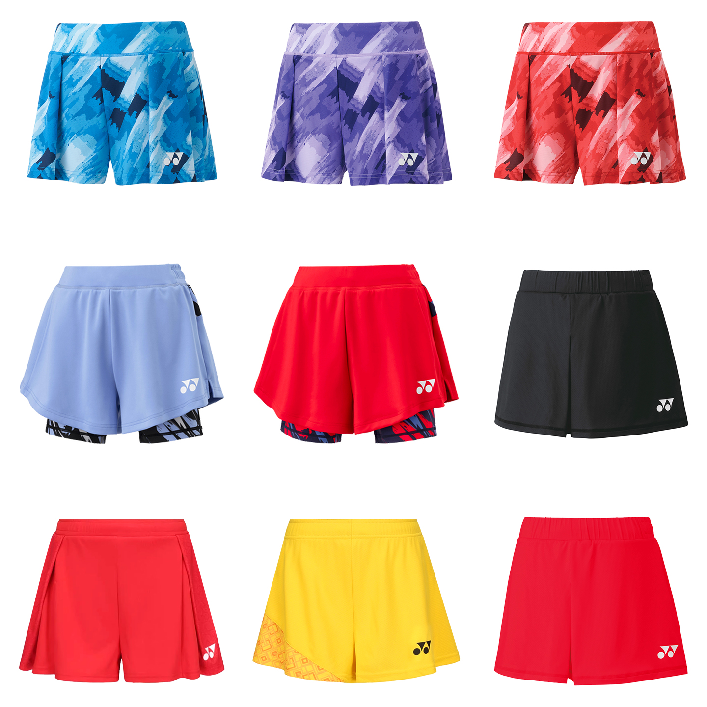 尤尼克斯羽毛球短裤中国队大赛服