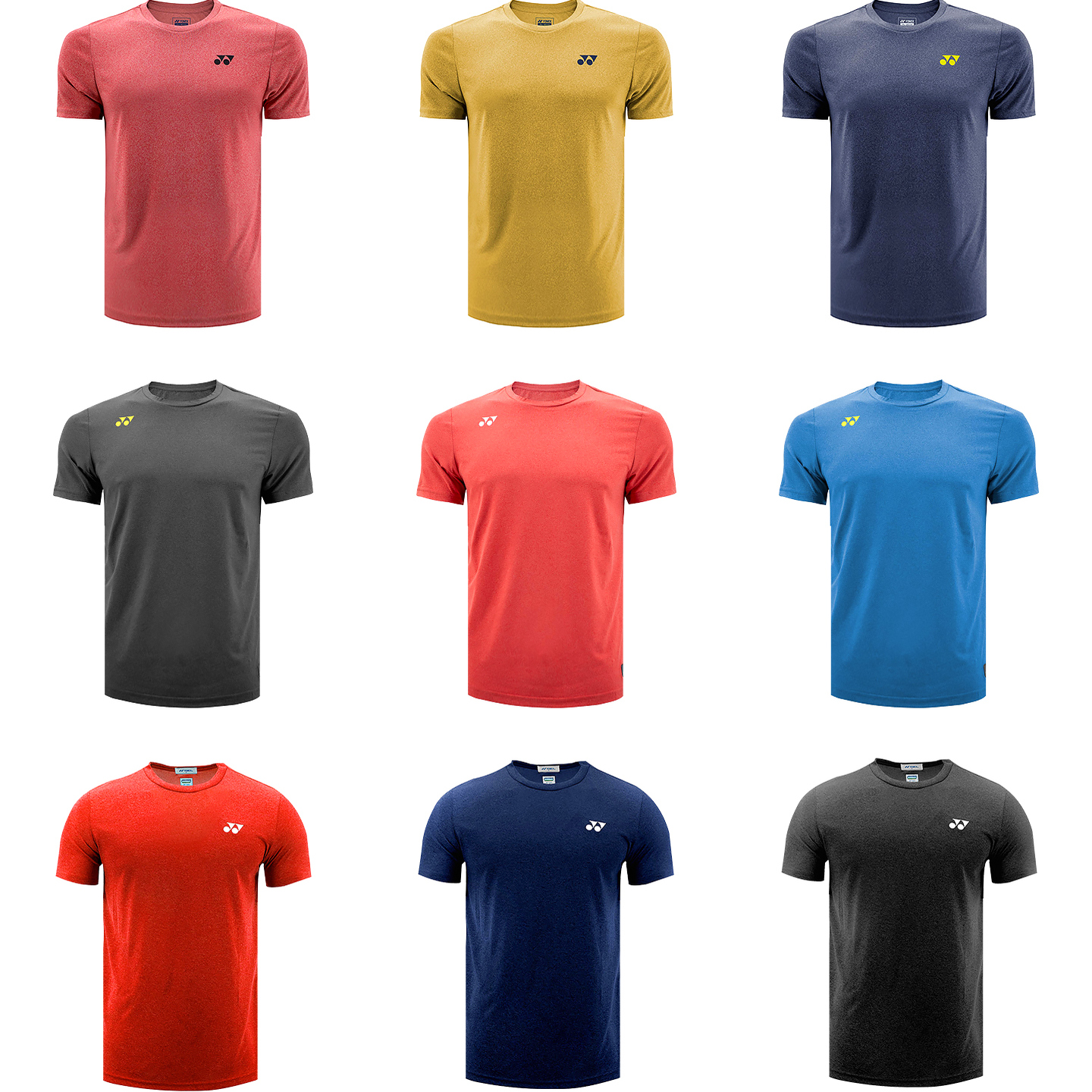 尤尼克斯羽毛球服男女短袖训练服