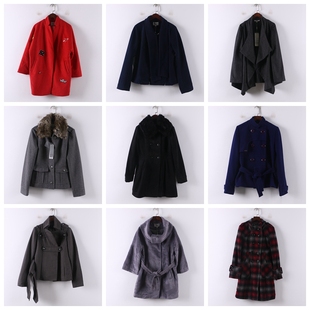 单件系列 春秋新品库存折扣多款式时尚韩版简约大气毛呢上衣D859