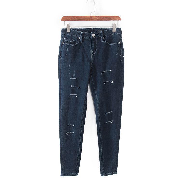 坚持系列 新品春秋款专柜女装库存折扣修身显瘦小脚牛仔裤F568,女装/女士精品,牛仔裤,淘宝优惠券,粉丝福利购,淘宝优惠卷