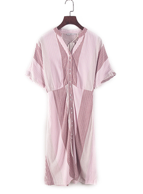 ESP系列 新款夏季专柜女装库存折扣法式气质洋气短袖连衣裙Y3178