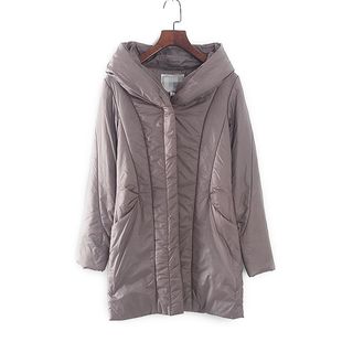 专柜女装 新款 库存折扣舒适轻便简约百搭棉服外套Y1446 冬季 安系列