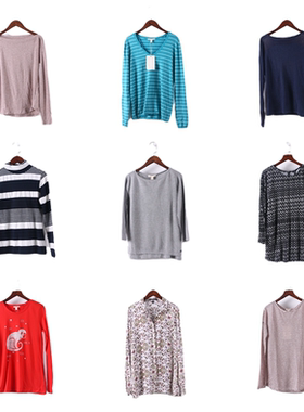 单件系列 新款春秋女装库存折扣多款式日常百搭休闲上衣D418